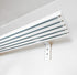 5-Tracks Panel Curtain Rail, ceiling or wall mount