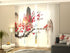 Sliding Panel Curtain Traditional Japanese Painting Happiness