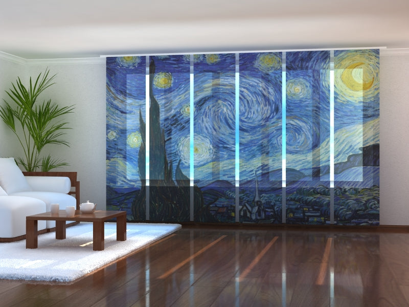 Sliding Panel Curtain Vincent van Gogh Starry Night