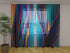 Photo Curtain Spectacular Blue Illustration