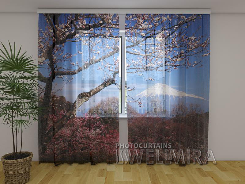 Photo Curtain Fuji - Wellmira