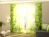 Sliding Panel Curtain Bamboo Green Leaves - Wellmira