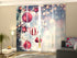 Sliding Panel Curtain Beautiful Christmas Baubles - Wellmira