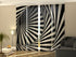 Sliding Panel Curtain Black and White Spiral - Wellmira