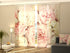 4-Panel Curtains Kit with 4-Track Rail, Summer Roses, Size: 60x245 cm