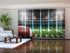 Set of 6 Sliding Panel Curtains American Football