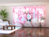 Juego de 6 paneles de cortinas Elegant Pink Peonies