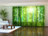 Set of 6 Panel Curtains Sun in Bamboo Forest