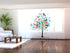 Sliding Panel Curtain Butterfly Tree