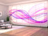 Sliding Panel Curtain Abstract Purple Waves