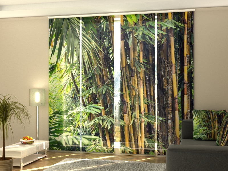 Sliding Panel Curtain Bamboo Jungles of the Philippines - Wellmira