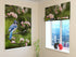 Roman Blind Beautiful Blue Jay en la ramita de primavera