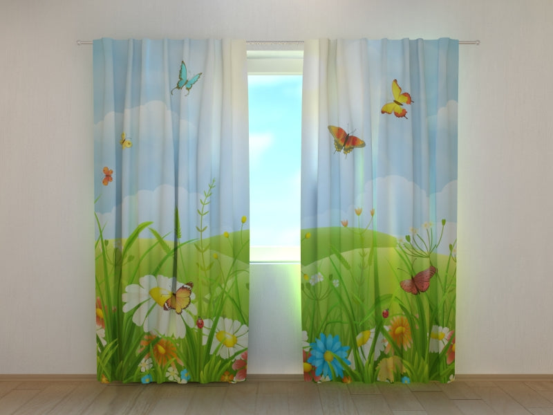 Photo Curtain Sunny Meadow