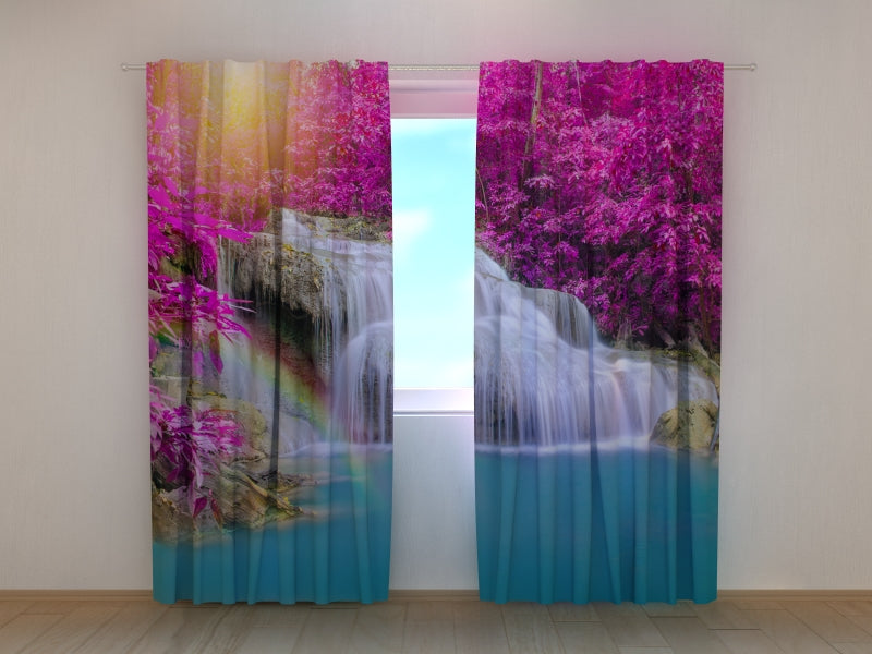 Photo Curtain Wonderful Forest